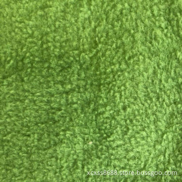 Polyesterfärgat massivt polärt fleece-tyg